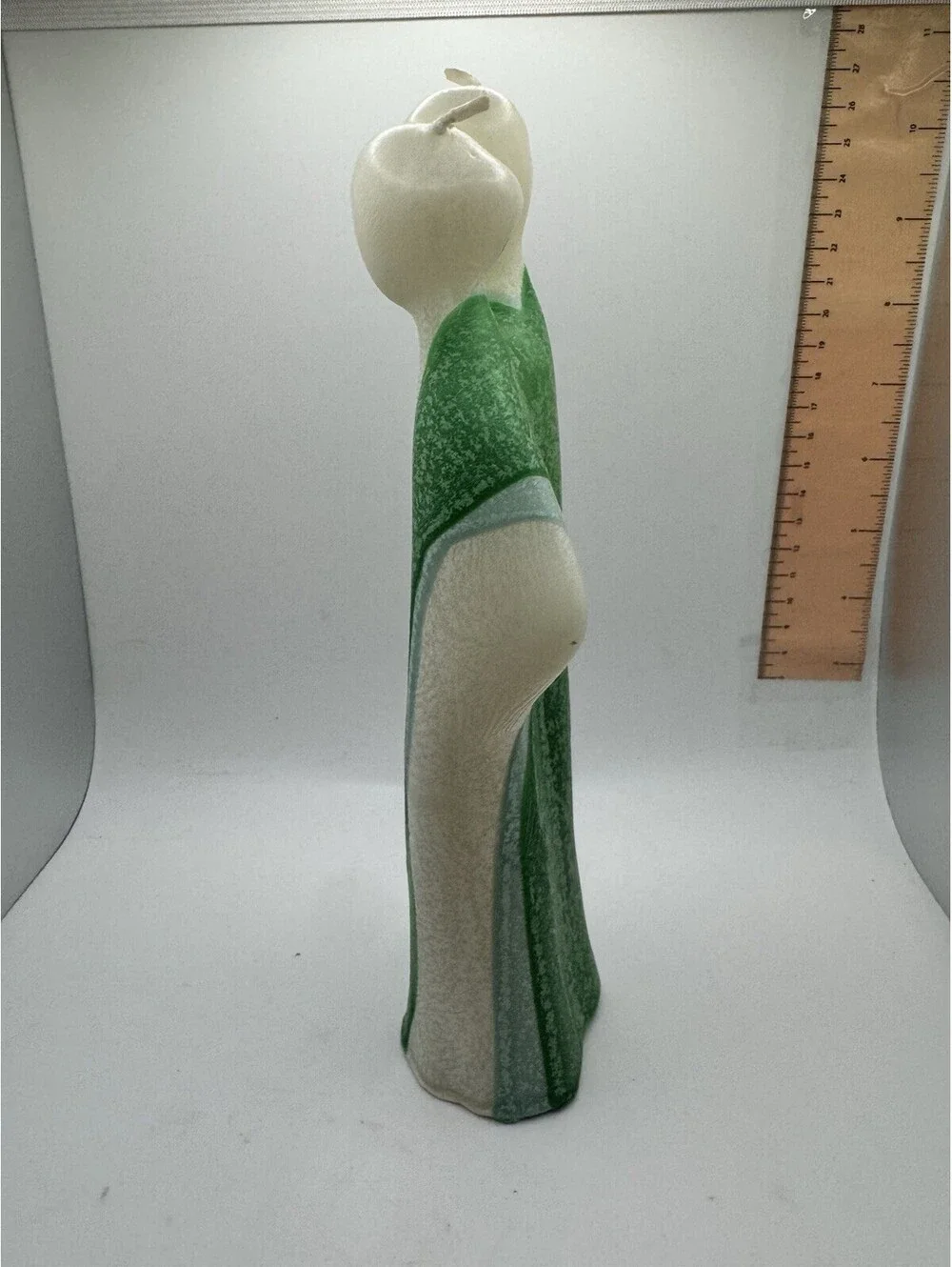 Vintage Man/Woman Figurine Sculpture Wax 9” Oriental Infinity Avant-garde Candle